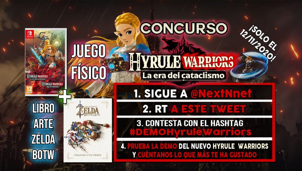 Concurso Demo Hyrule Warriors La era del cataclismo artbook Zelda BOTW