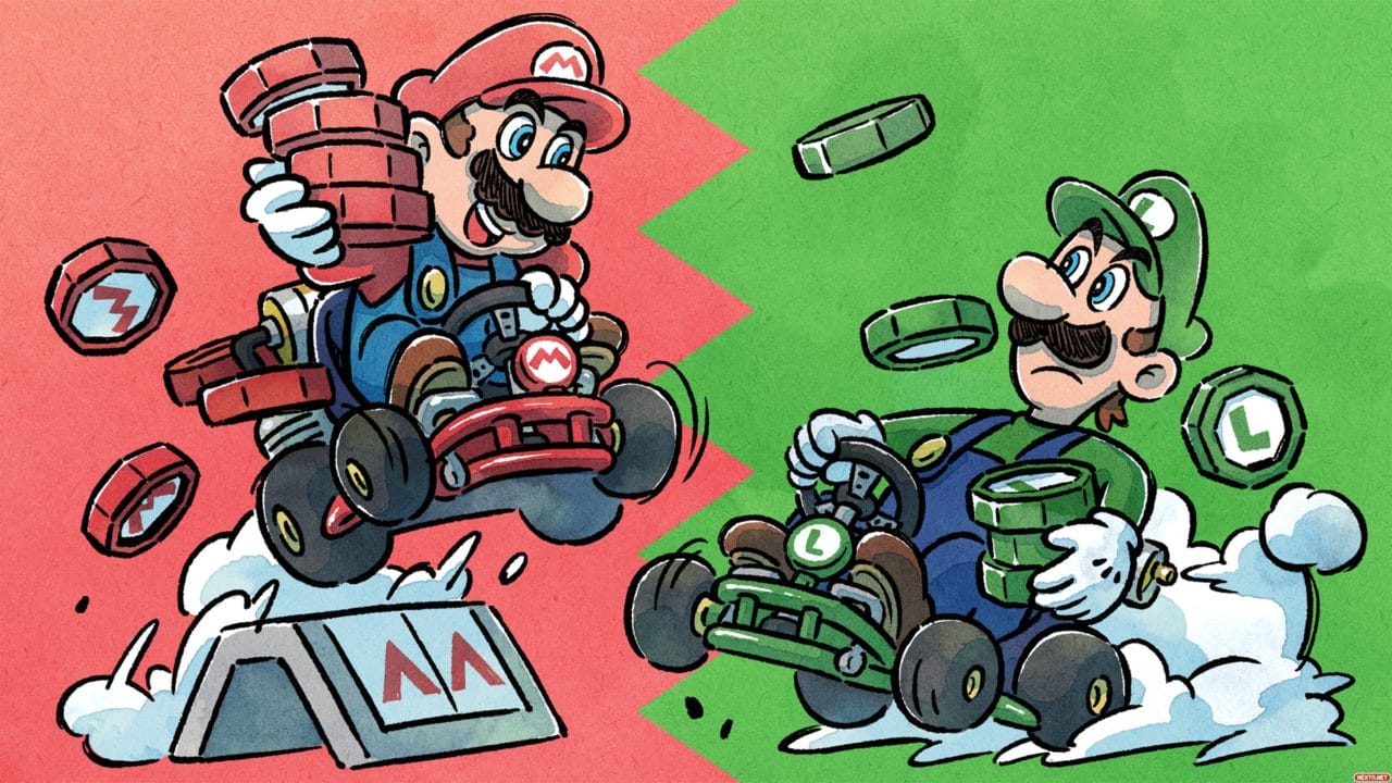 Mario Kart Tour Mario Vs Luigi