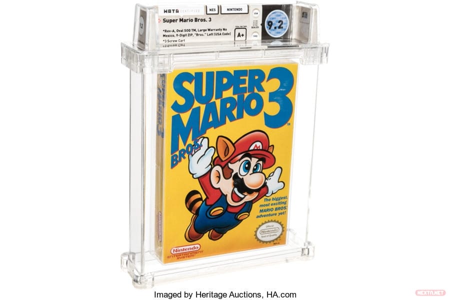 Super Mario Bros. 3 Wata 9.2 subasta