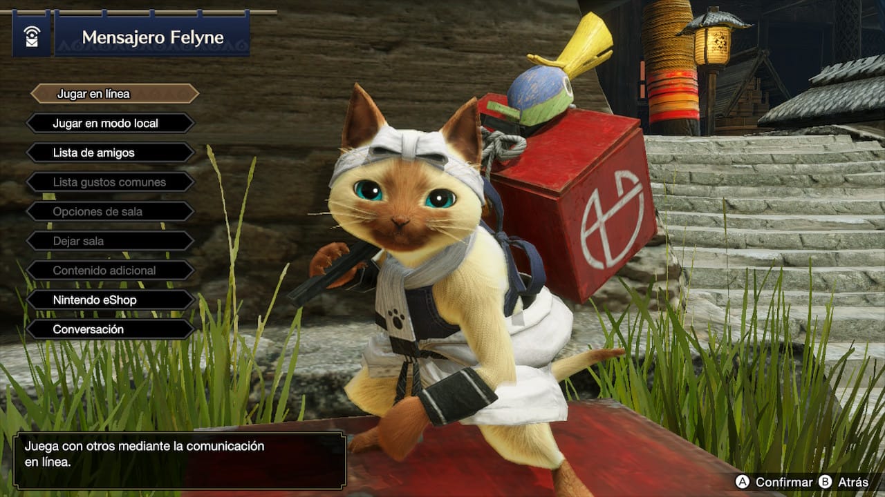 Monster Hunter Rise Mensajer Felyne online