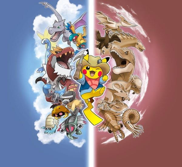 Museo fósil Pokémon Pikachu explorador