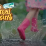 Animal Crossing New Horizons día lluvioso