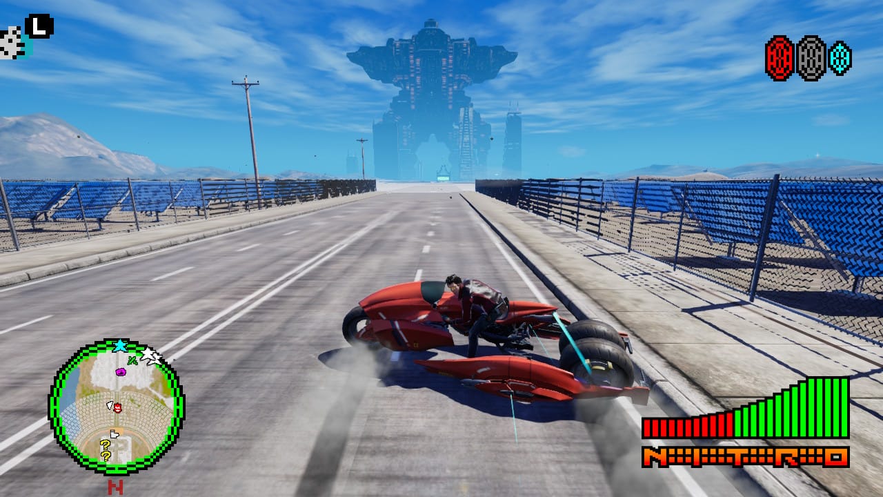 No More Heroes III Thunderdome Akira Bike drift