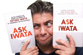 Libro Ask Iwata comparativa inglés español