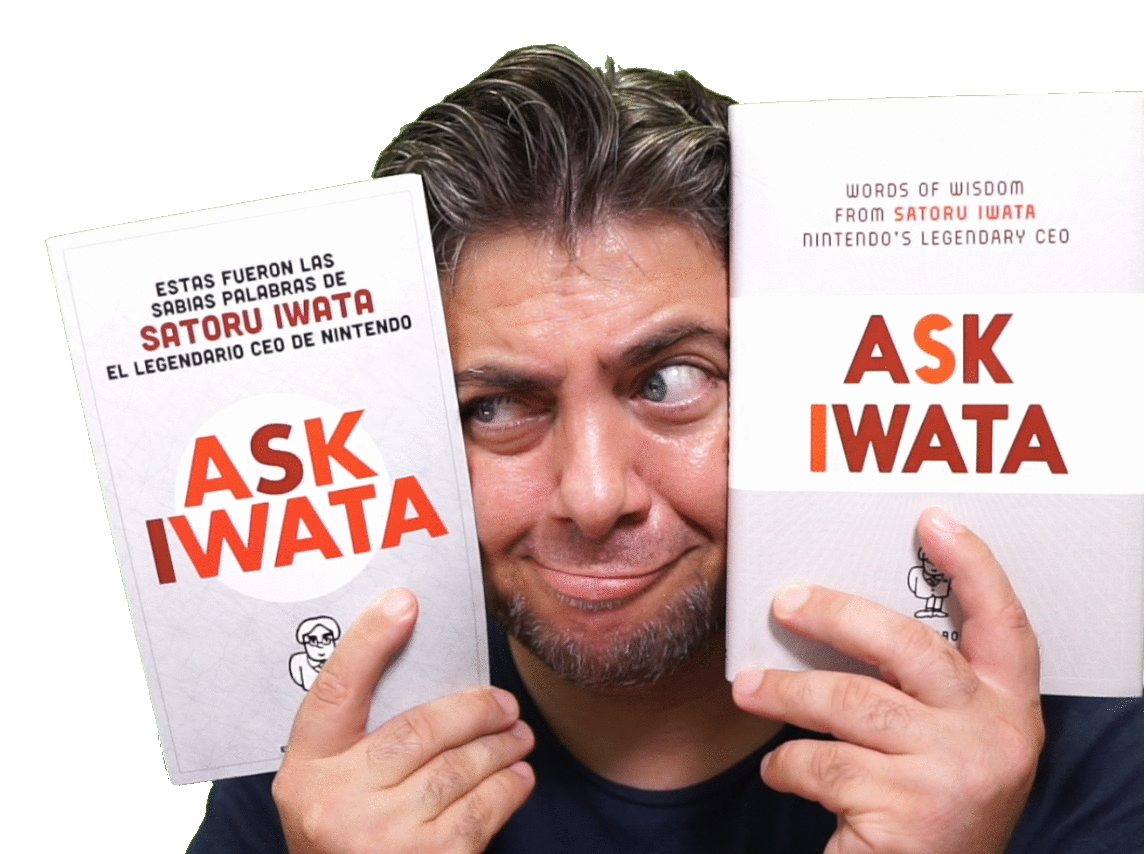 Libro Ask Iwata comparativa inglés español