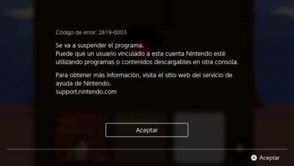 Abrir mismo usuario en 2 Nintendo Switch