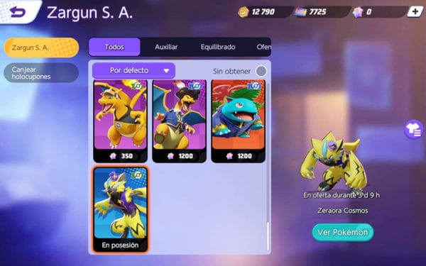 Pokémon UNITE Zeraora Cosmos