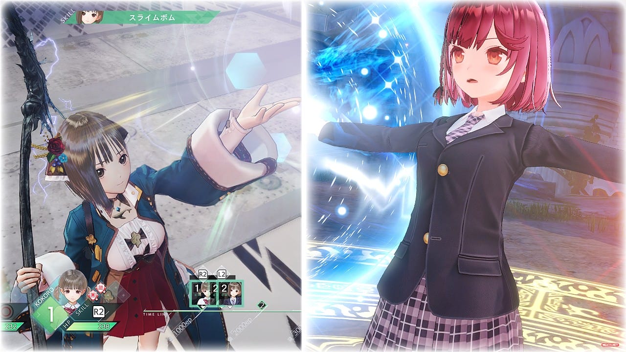 Atelier Sophie 2 Blue Reflection Second Light Capturas Trajes Crossover Colaborativos Nintendo Switch PS4 PC