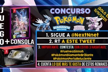 2111-11 Concurso edición dual Pokémon Diamante Brillante Perla Reluciente Switch Lite Edición Dialga y Palkia