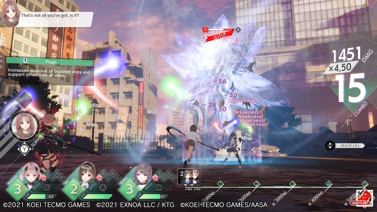 Blue Reflection Second Light Análisis Nintendo Switch