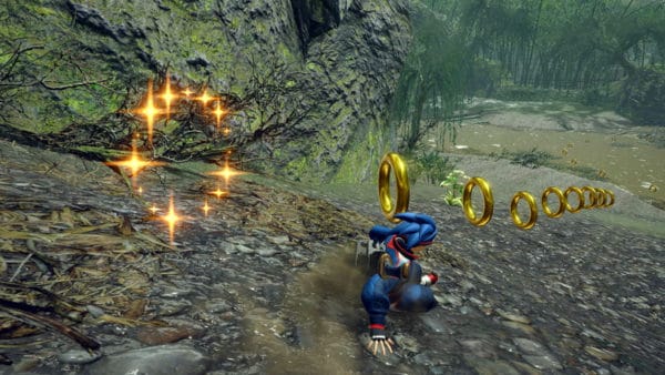 Sonic y Tails Monster Hunter Rise anillos