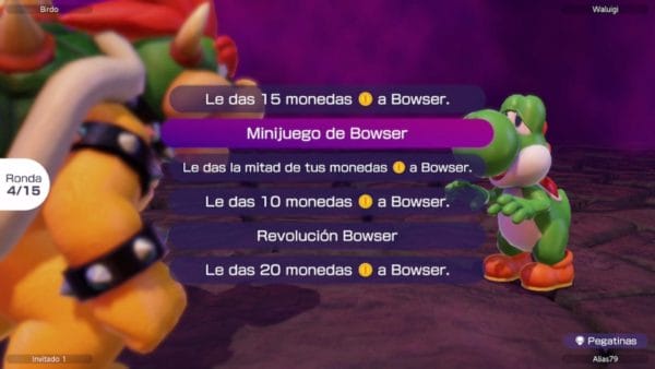 Minijuego de Bowser