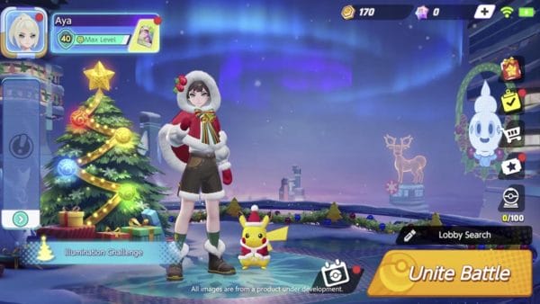 Menu Pokémon Navidad
