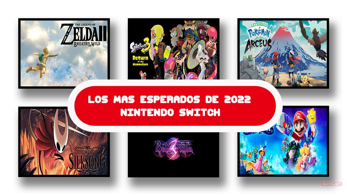 Más Esperados Nintendo Switch 2022