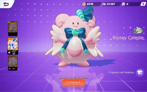 Pokémon UNITE Blissey Celeste