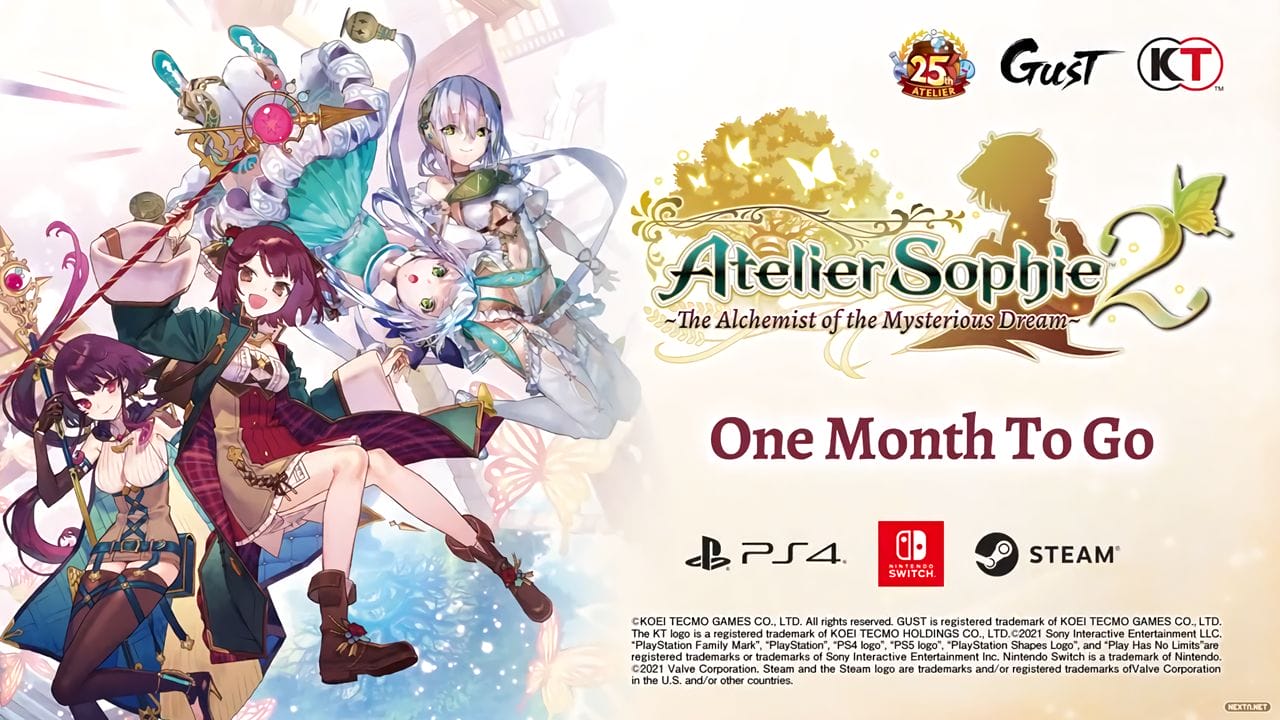Atelier Sophie 2 Teaser Tráiler Dual Trigger Ramizel Plachta Nintendo Switch PS4 Steam