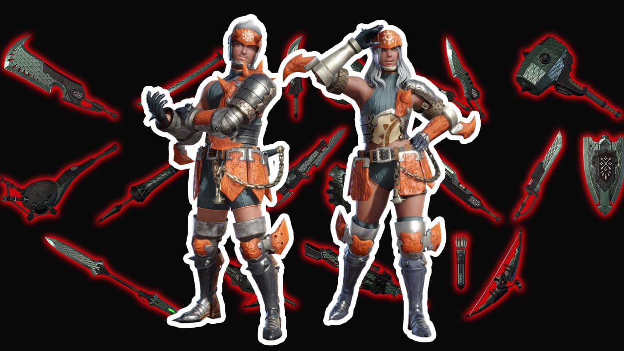 Monster Hunter Rise 3.9 Armadura Cinto Negro Armas Defensor