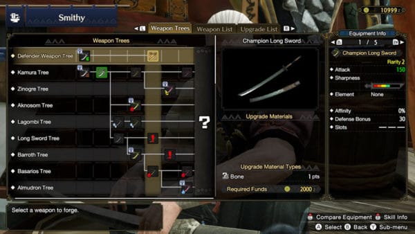 Monster Hunter Rise 3.9 Armas Defensor