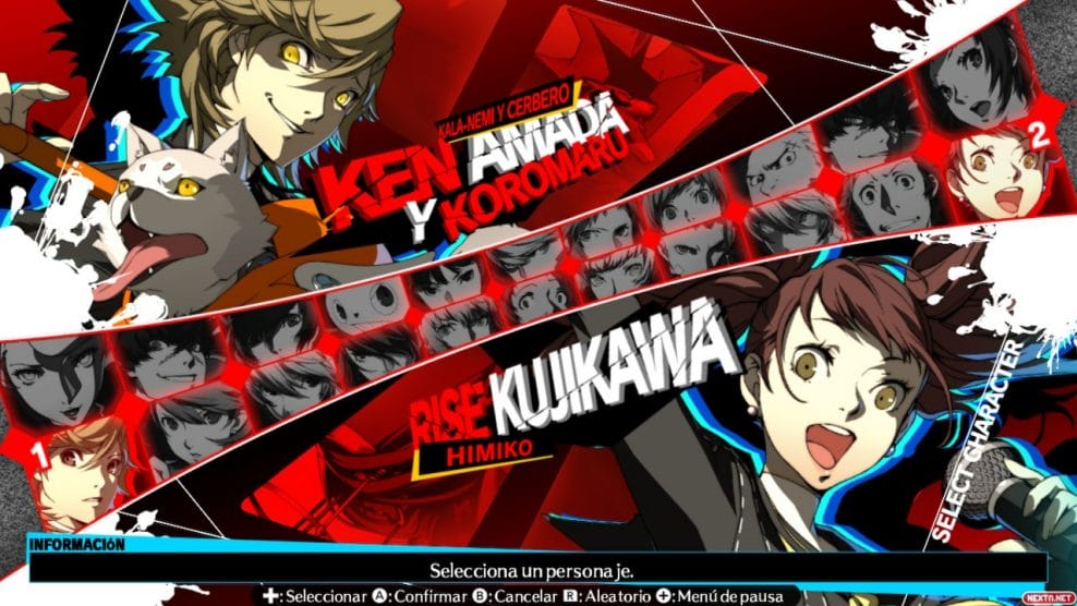 Persona 4 Arena Ultimax roster