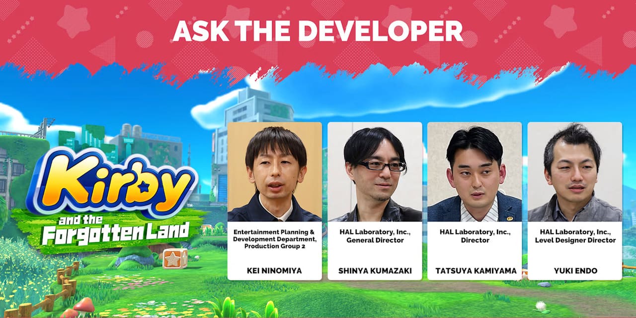 Pregunta al desarrollador Kirby y la Tierra Olvidada