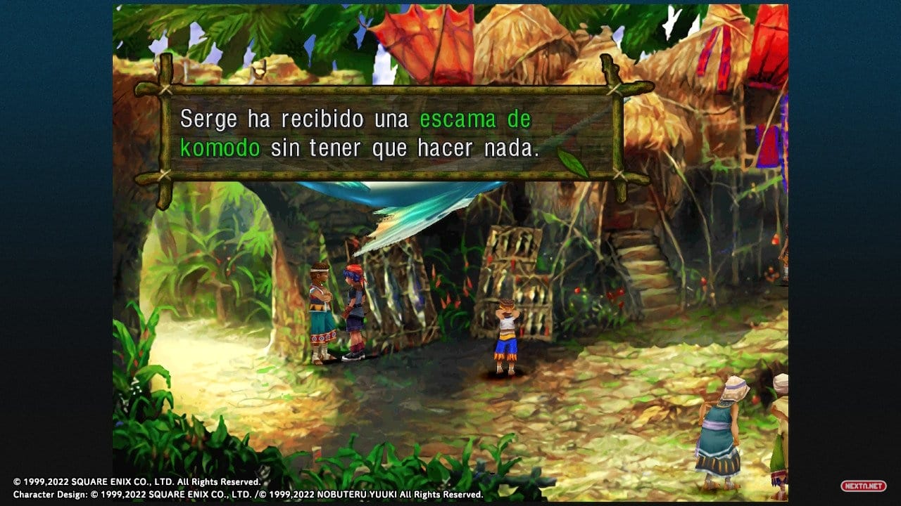 Chrono Cross Radical Dreamers Remasterización Tutorial Escamas de Komodo Nintendo Switch