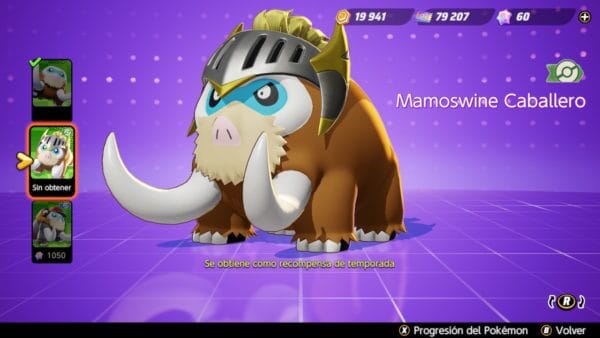 Pokémon UNITE Mamoswine caballero