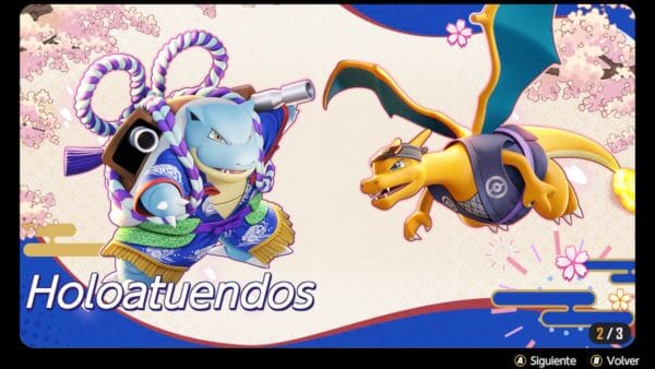 Blastoise Teatro AEos Charizard ninja