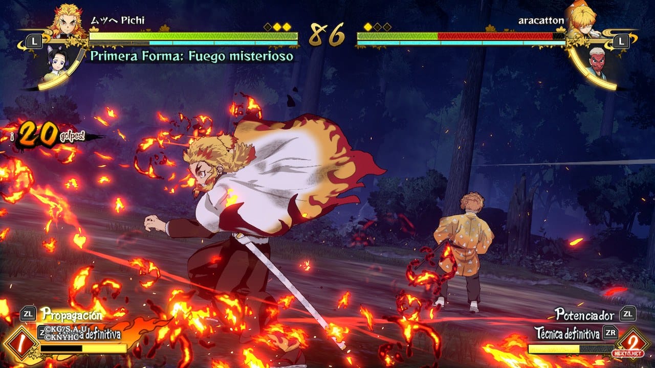 Análisis Guardianes de la Noche – Kimetsu no Yaiba - Las Crónicas de Hinokami – Nintendo Switch