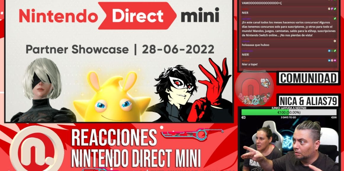 Reacciones Nintendo Direct Mini Junio 2022