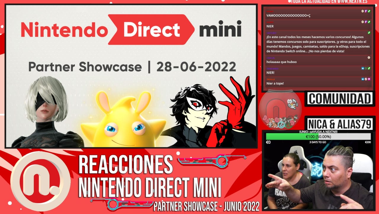 Reacciones Nintendo Direct Mini Junio 2022