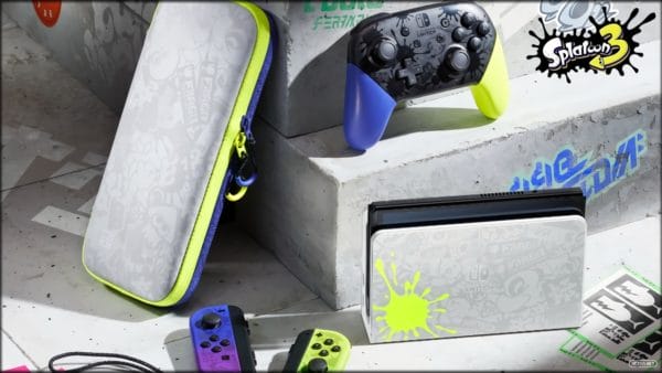 Splatoon 3 Nintendo Switch OLED Mando Pro Funda