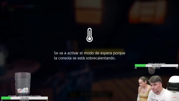 Nintendo Switch apagado por sobrecalentamiento