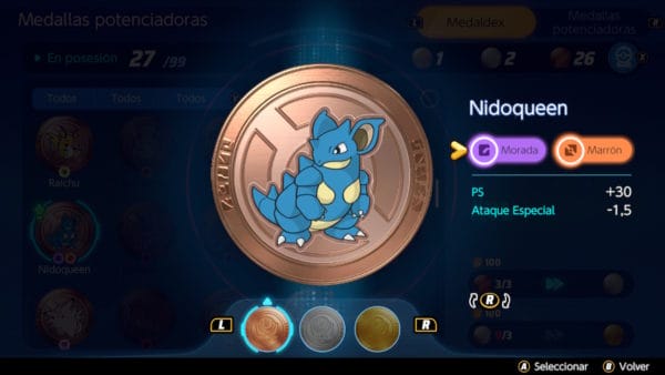 2207-21 Pokémon UNITE Medallas potenciadoras colores
