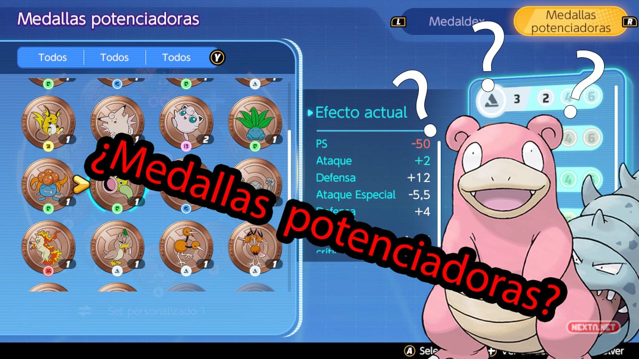 Pokémon UNITE guia medallas potenciadoras