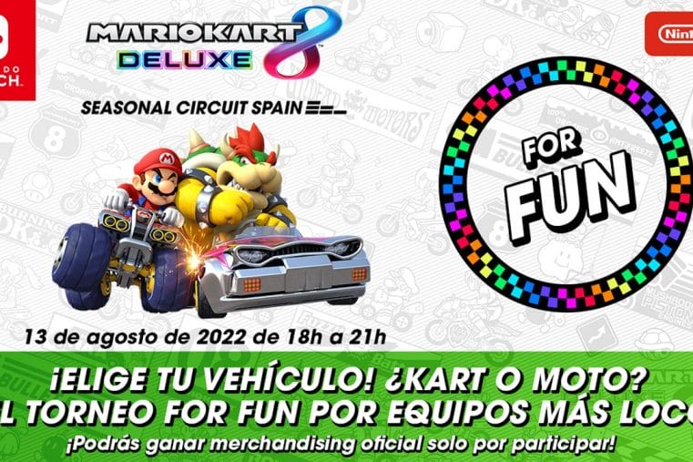 Mario Kart 8 Deluxe Torneo Online Nintendo Switch For Fun Merchandising Premio Kart o Moto