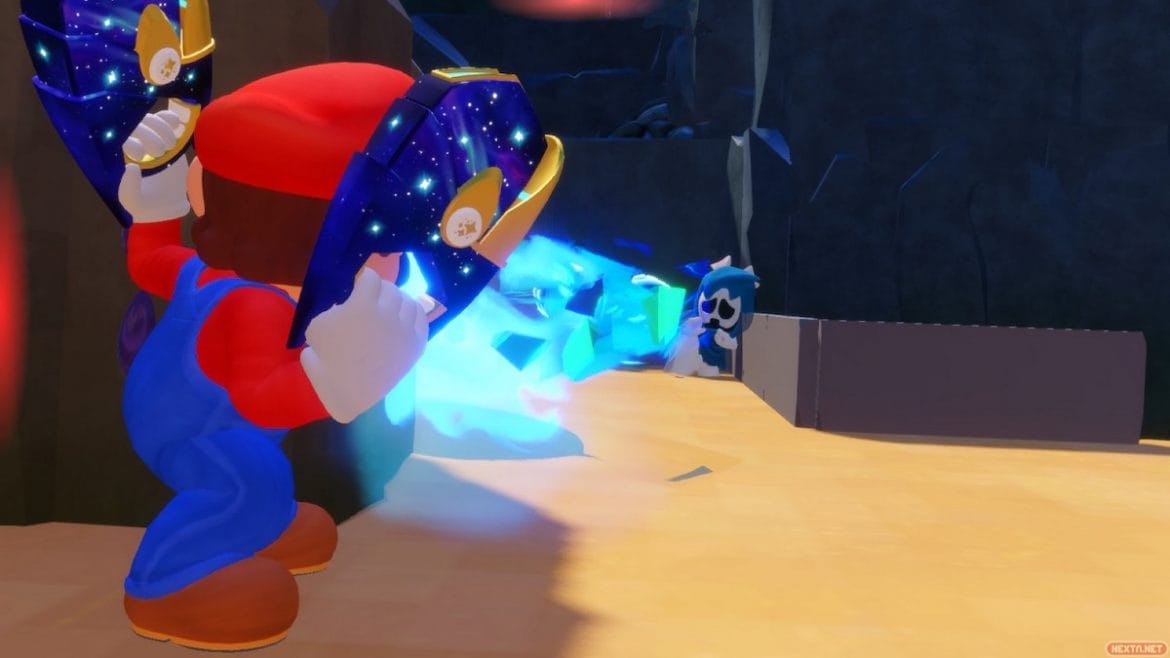 Mario disparando