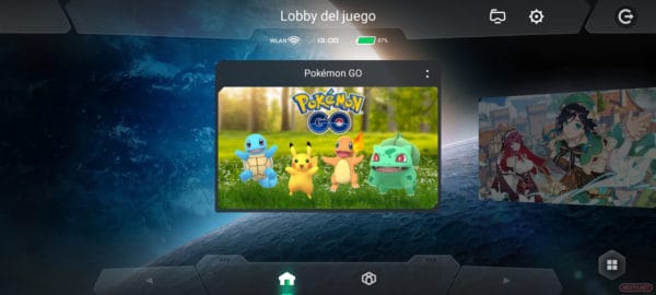 Black Shark Pro lobby juegos