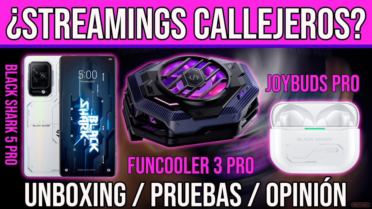 Opinión Black Shark Pro 5 JoyBuds Pro FunCooler 3 PRO
