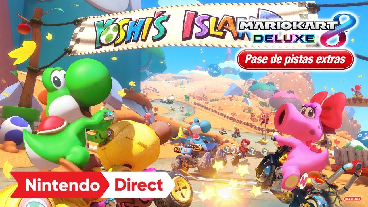 Mario Kart 8 Deluxe Birdo Personaje Jugable Anunciado Isla de Yoshi Circuito Nintendo Direct Pase Pistas Extras
