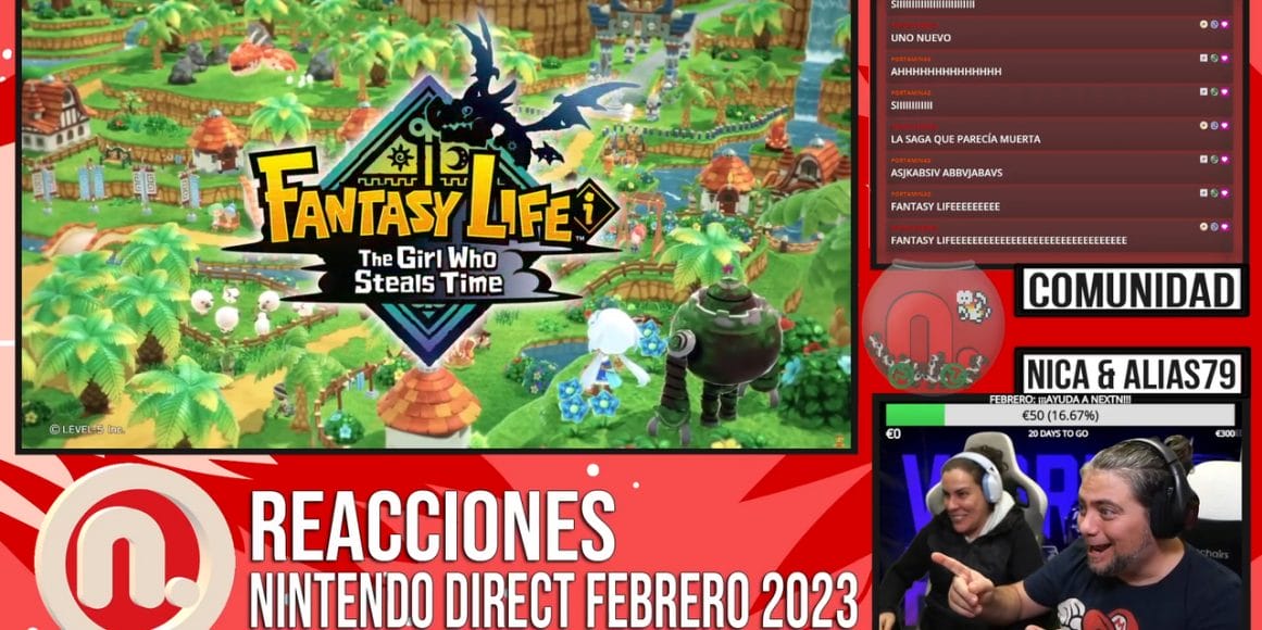 Reacciones Nintendo Direct FEBRERO 2023 09-02-23