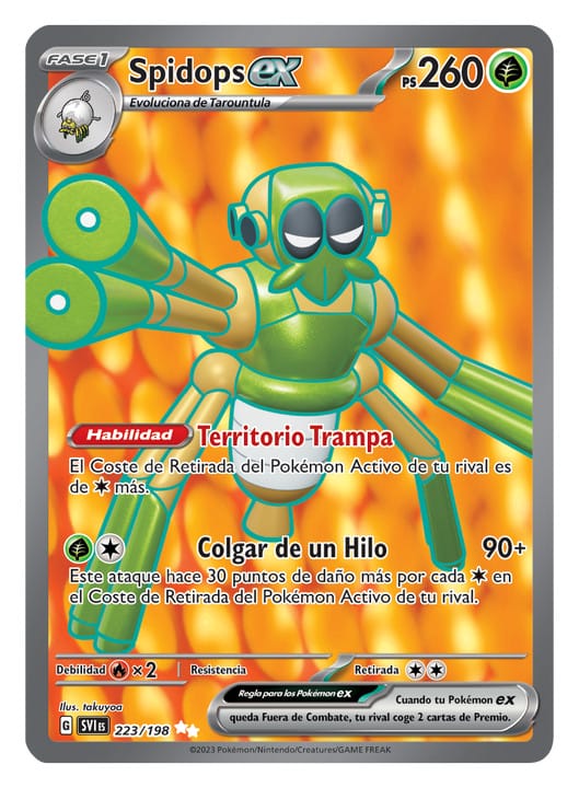 Juego cartas JCC Pokémon Carta Spidops