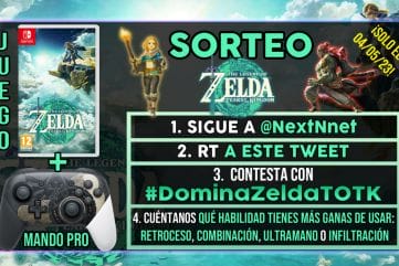 Sorteo juego + Mando Pro Zelda Tears of the Kingdom