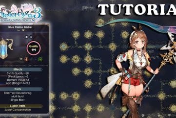 Tutorial Blue Flame Ember Atelier Ryza 3 Nintendo Switch PS4 PS5 PC