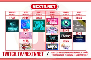 Cuadrante NO E3 presentaciones junio 2023 Summer Game Fest