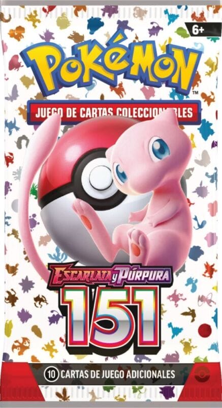 JCC Pokémon sobres Escarlata y Púrpura-151
