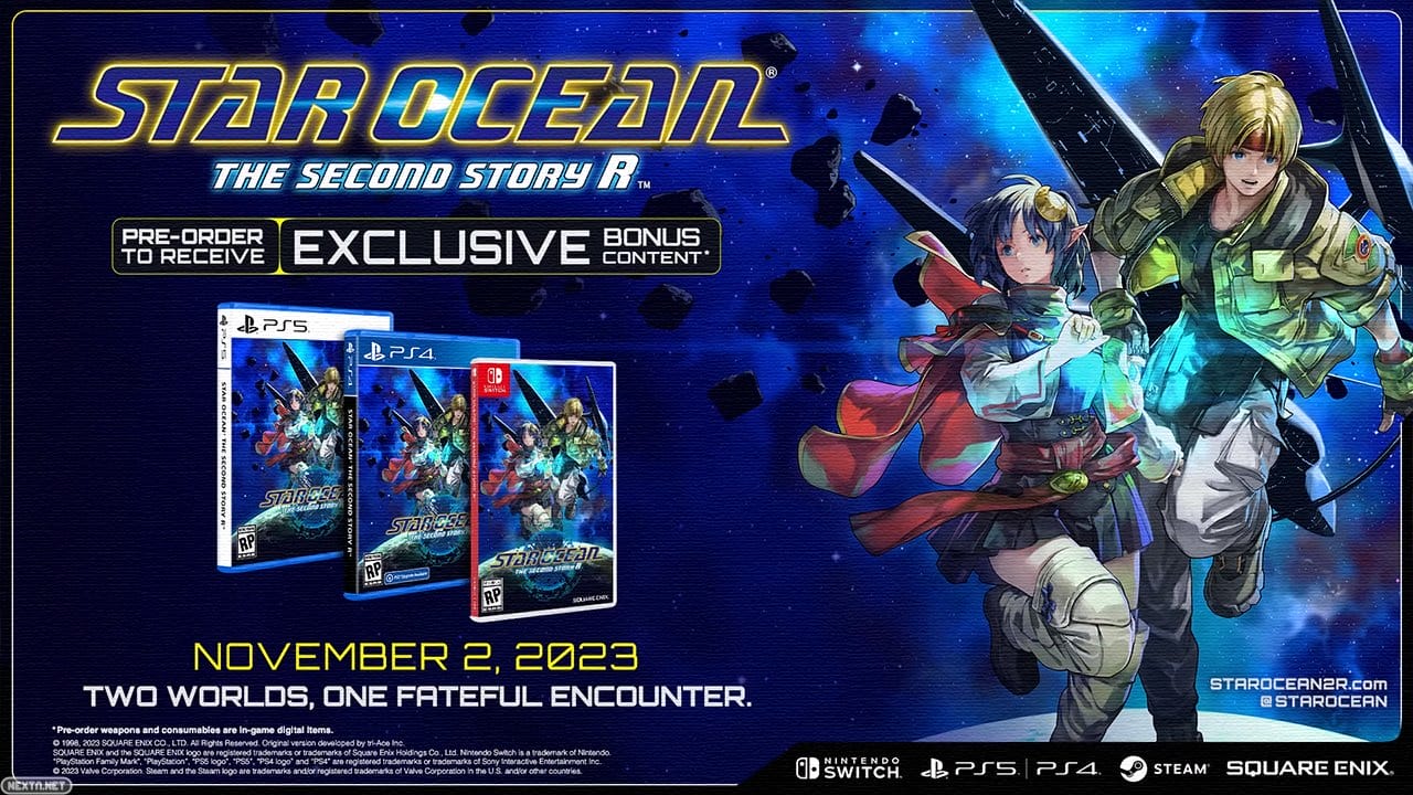 Star Ocean The Second Story R Anunciado Direct 2 Noviembre Nintendo Switch PC PS4 PS5