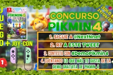 Concurso DEMO Pikmin 4 Joy-Con Morado pastel Verde pastel