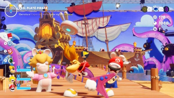 Análisis DLC Rayman in the Phantom Show de Mario + Rabbids Sparks of Hope