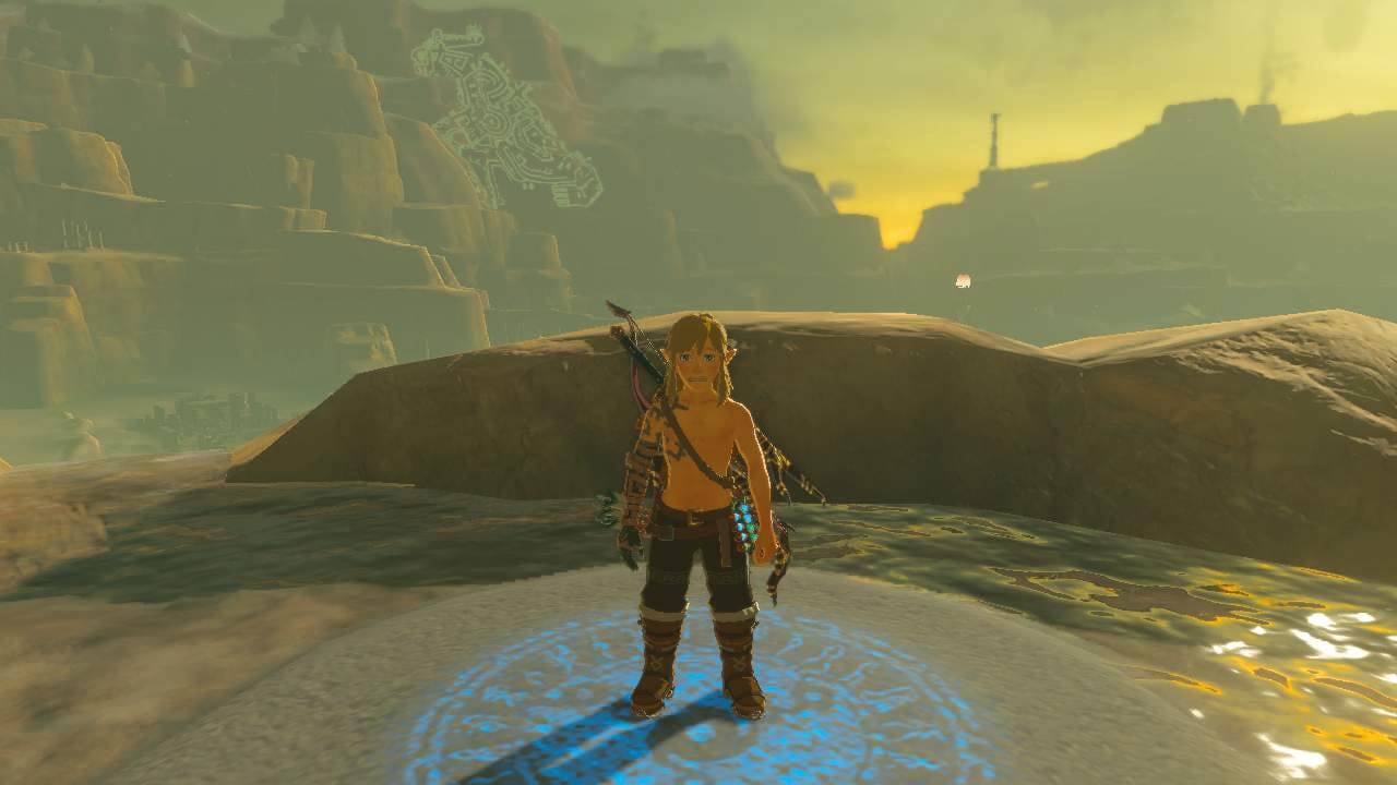 zelda: tears of the kingdom botas desierto