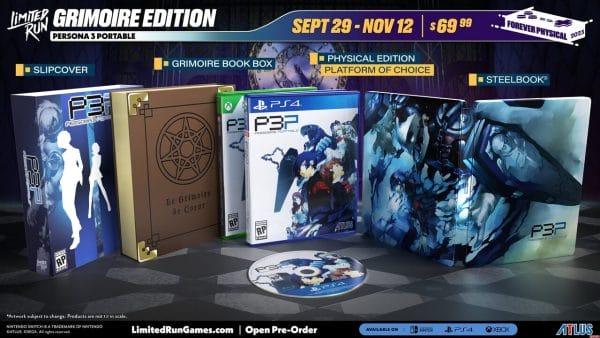 Persona 3 Portable Grimore Edition Limited Run Games Nintendo Switch